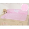Materassino Soffice Rosa a Strisce Cuori