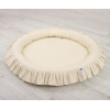 Nido con Balze per Tenda da Appendere al Soffitto Beige