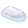 Nido Imbottito Antisoffoco Grigio Blu Stelle