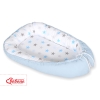 Nido Imbottito Antisoffoco Grigio Blu Stelle