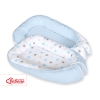 Nido Imbottito Antisoffoco Grigio Blu Stelle