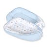 Nido Imbottito Antisoffoco Grigio Blu Stelle