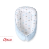 Nido Imbottito Antisoffoco Grigio Blu Stelle