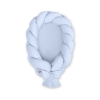 Nido Neonati 2 in 1 Paracolpi Treccia 180cm Blu