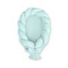 Nido Neonati 2 in 1 Paracolpi Treccia 180cm Menta