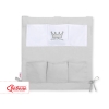 Organizer con 6 Tasche per Culla Grigio Little Prince/Princess