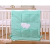 Organizer con 6 Tasche per Culla Menta Cuori