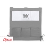 Organizer con 6 Tasche per Lettino Antracite Little Prince/Princess
