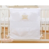 Organizer con 6 Tasche per Lettino Bianca Little Prince/Princess