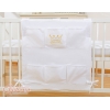 Organizer con 6 Tasche per Lettino Bianca Little Prince/Princess