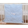 Organizer con 6 Tasche per Lettino Blu Cuori