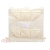 Organizer con 6 Tasche per Lettino Creme Cuori