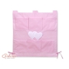 Organizer per Cameretta Dei Bambini Rosa Pois Bianchi Cuori