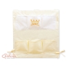 Organizer Portaoggetti in Cotone da Appendere al Lettino Creme Little Prince/Princess