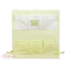 Organizer Portaoggetti in Cotone da Appendere al Lettino Verde Little Prince/Princess