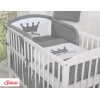 Paracolpi Imbottito per Lettino Antracite Little Prince/Princess