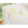 Paracolpi Imbottito per Lettino Creme Little Prince/Princess
