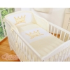 Paracolpi Imbottito per Lettino Creme Little Prince/Princess
