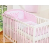 Paracolpi Imbottito per Lettino Rosa Little Prince/Princess