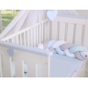 Paracolpi Intrecciato 180cm Blu Bianca Grigio