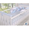 Paracolpi Intrecciato 180cm Blu Bianca Grigio