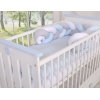 Paracolpi Intrecciato 180cm Blu Bianca Grigio