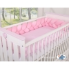 Paracolpi Intrecciato 180cm Rosa per Ragazze