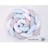 Paracolpi Intrecciato Extra Spesso 3.6 Metri Bianca Grigio Blu