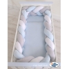 Paracolpi Intrecciato Extra Spesso 3.6 Metri Bianca Grigio Blu