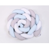 Paracolpi Intrecciato Extra Spesso 3.6 Metri Bianca Grigio Blu