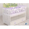 Paracolpi Intrecciato Extra Spesso 3.6 Metri Bianca Grigio Lilla
