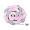 Paracolpi Intrecciato Extra Spesso 3.6 Metri Rosa Bianca Grigio