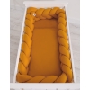 Paracolpi Intrecciato Lettino 360cm Giallo Miele