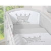 Paracolpi per Lettino Bimbo Grigio Little Prince/Princess