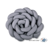 Paracolpi Treccia Lettino Extra Alto Grigio Antracite