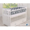 Paracolpi Treccia Lettino Extra Alto Grigio Antracite