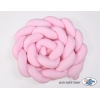 Paracolpi Treccia Lettino Extra Alto Rosa Rosa per Ragazze