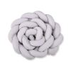 Paracolpi Treccia Lettino Extra Spesso XXL Grigio