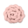 Paracolpi Treccia Lettino Extra Spesso XXL Rosa Scuro