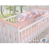 Paracolpi Treccia Para Letto O Culla Bimba Bianca Grigio