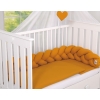 Paracolpi Treccia Para Letto O Culla Bimba Giallo Miele