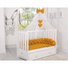 Paracolpi Treccia Para Letto O Culla Bimba Giallo Miele