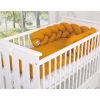 Paracolpi Treccia Para Letto O Culla Bimba Giallo Miele
