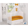 Paracolpi Treccia Para Letto O Culla Bimba Giallo Miele