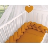 Paracolpi Treccia Para Letto O Culla Bimba Giallo Miele