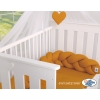 Paracolpi Treccia Para Letto O Culla Bimba Giallo Miele