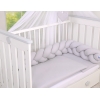Paracolpi Treccia Para Letto O Culla Bimba Grigio