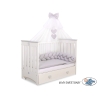 Paracolpi Treccia Para Letto O Culla Bimba Grigio