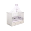 Paracolpi Treccia Para Letto O Culla Bimba Grigio