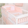 Paracolpi Universale per Lettino 60x120cm O 70x140cm Rosa Cipria Little Prince/Princess